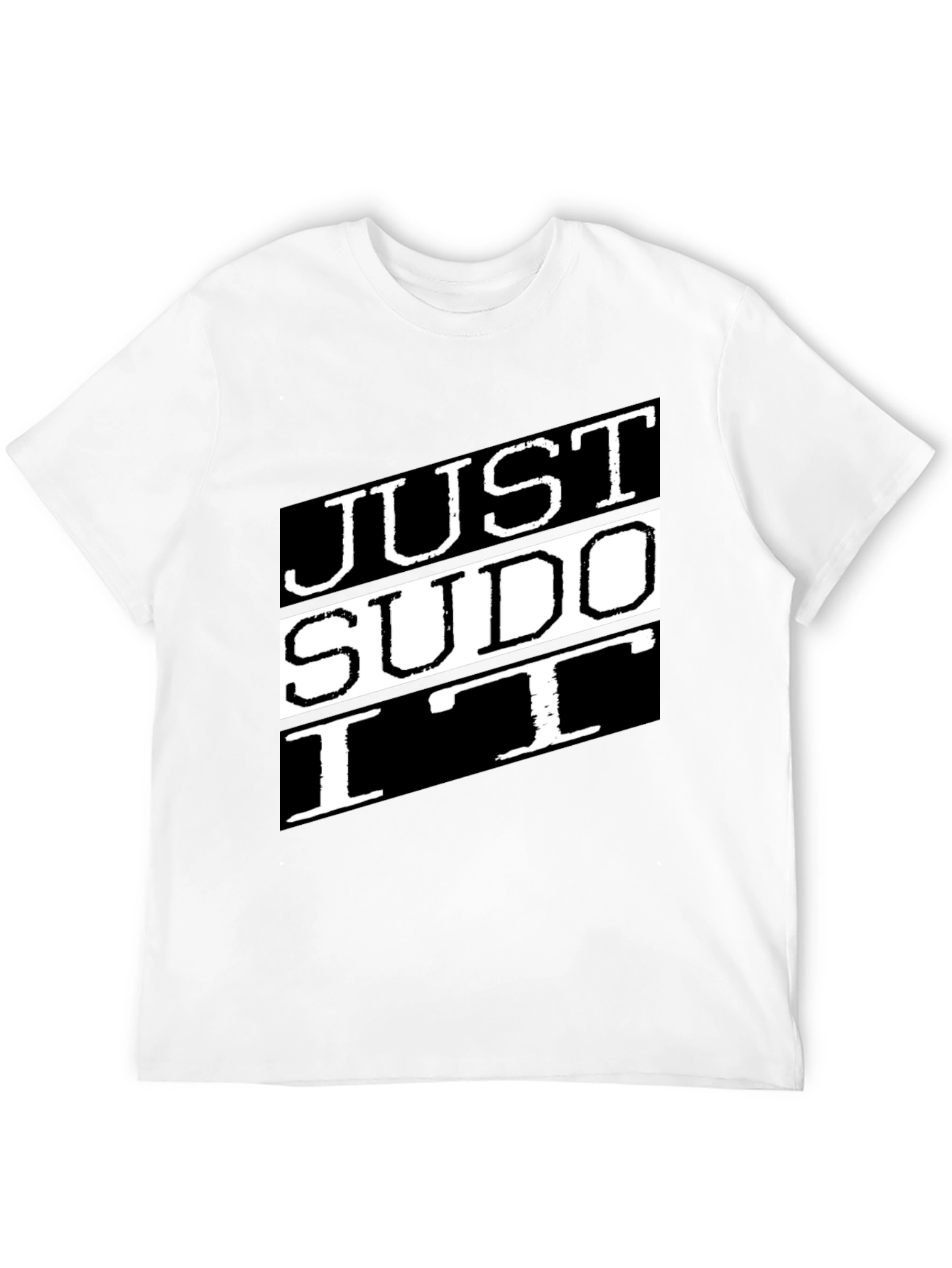 Just Sudo It Black T-Shirt Linux Command Tee