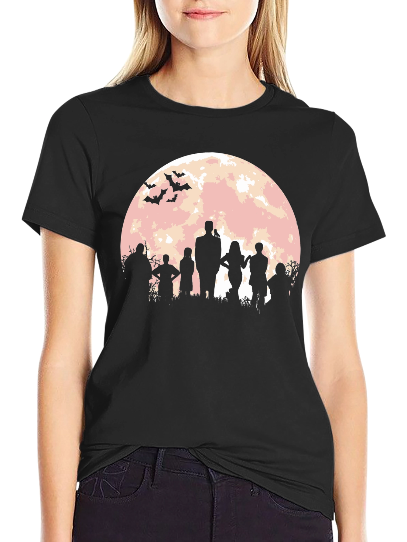 Addams Family Full Moon T-Shirt