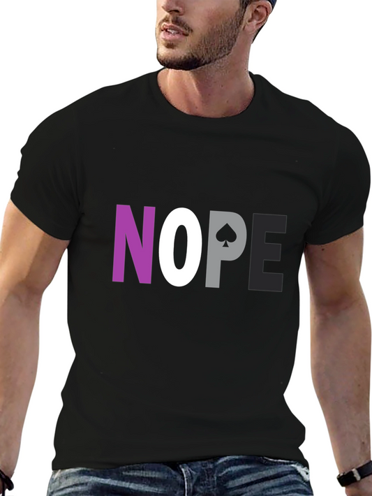 Asexual Pride NOPE Graphic Tee
