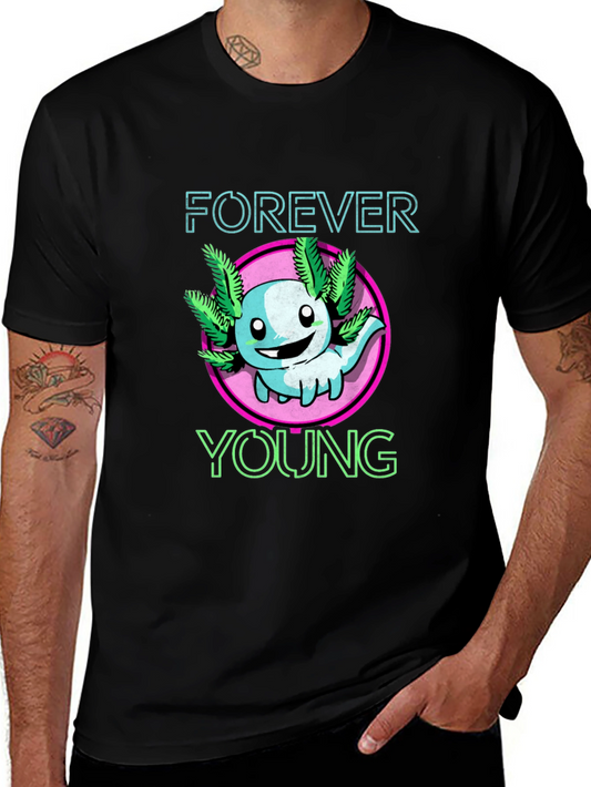 Forever Young Axolotl Graphic Tee