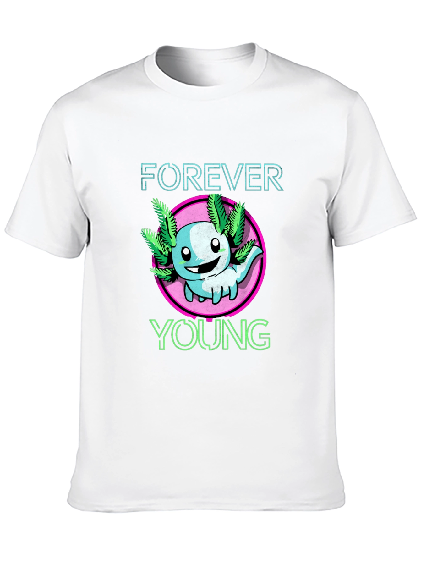 Forever Young Axolotl Graphic Tee