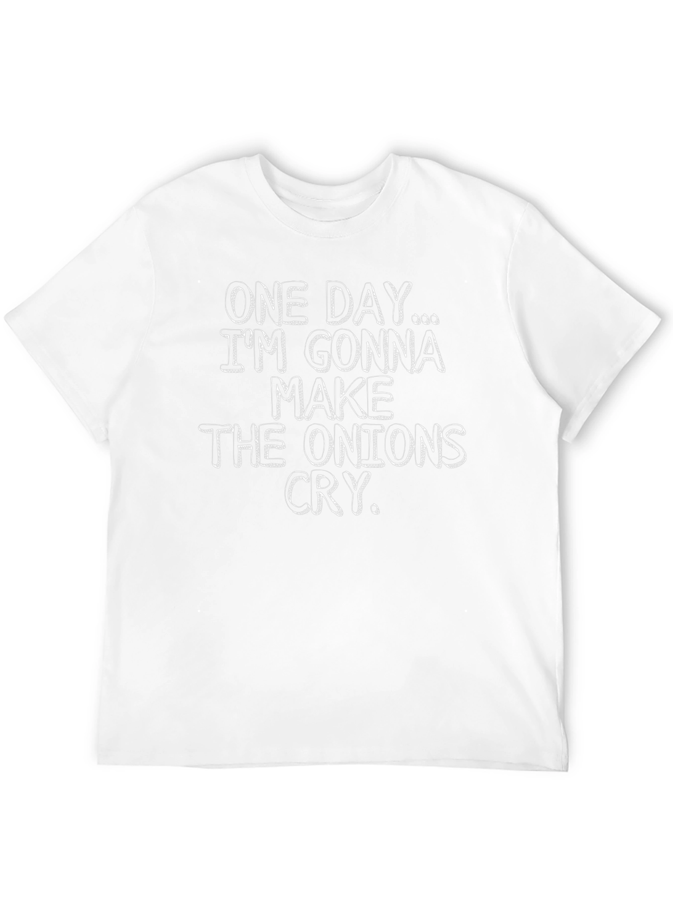 Onions Cry Graphic Novelty T-Shirt