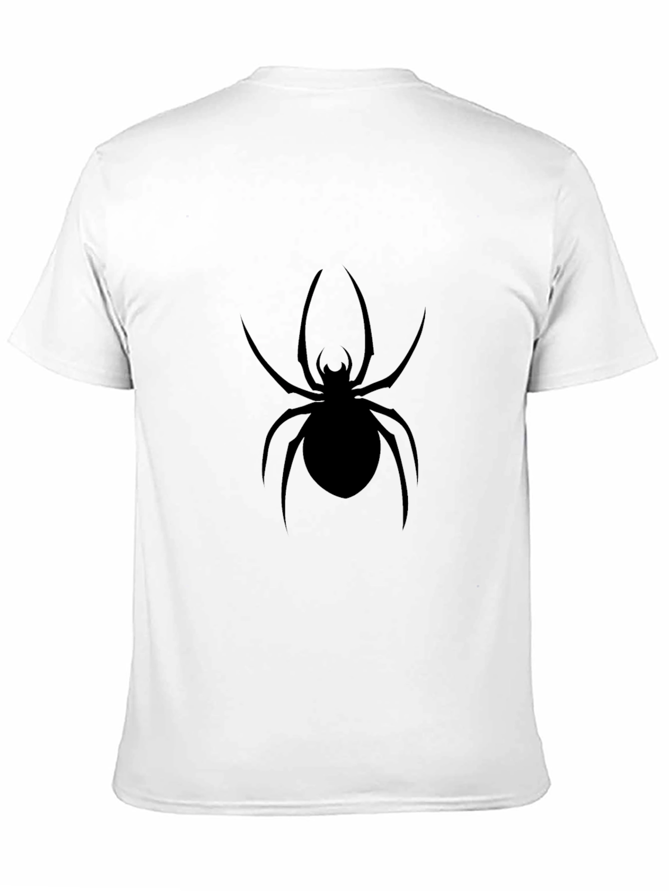 Black Spider Graphic Tee - Creepy Crawly Style