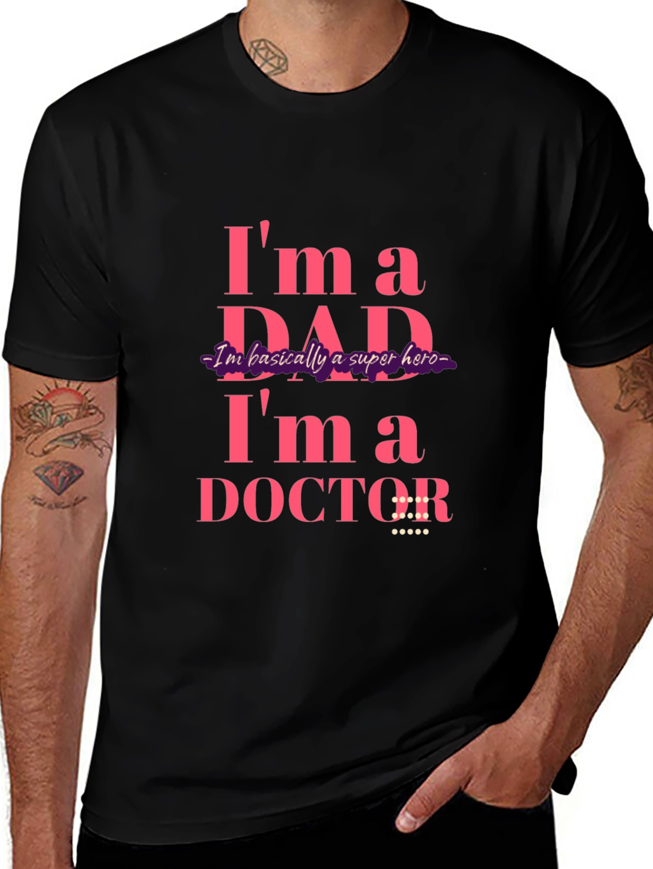 Dad Doctor T-Shirt: Super Hero Apparel