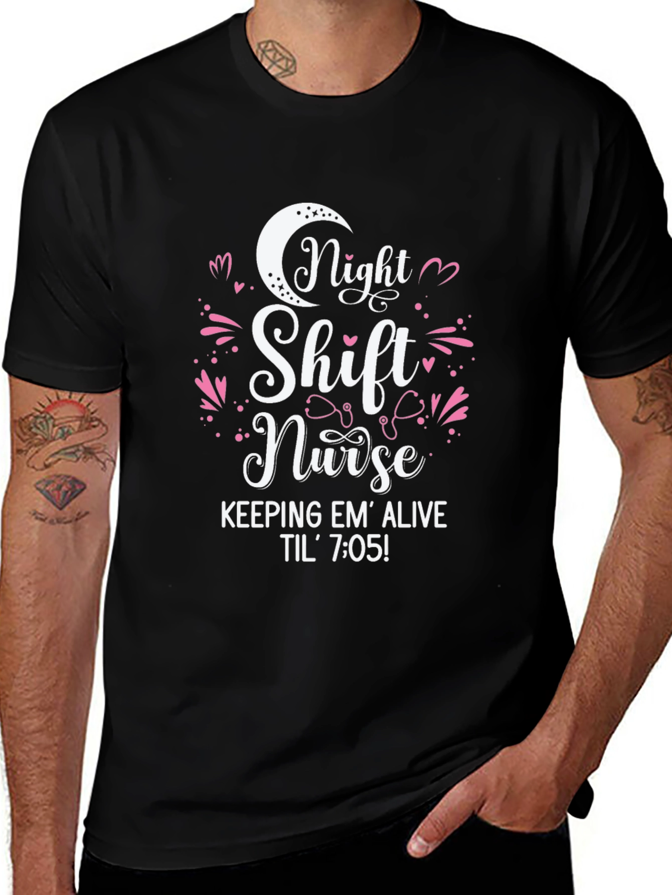 Night Shift Nurse Graphic Tee