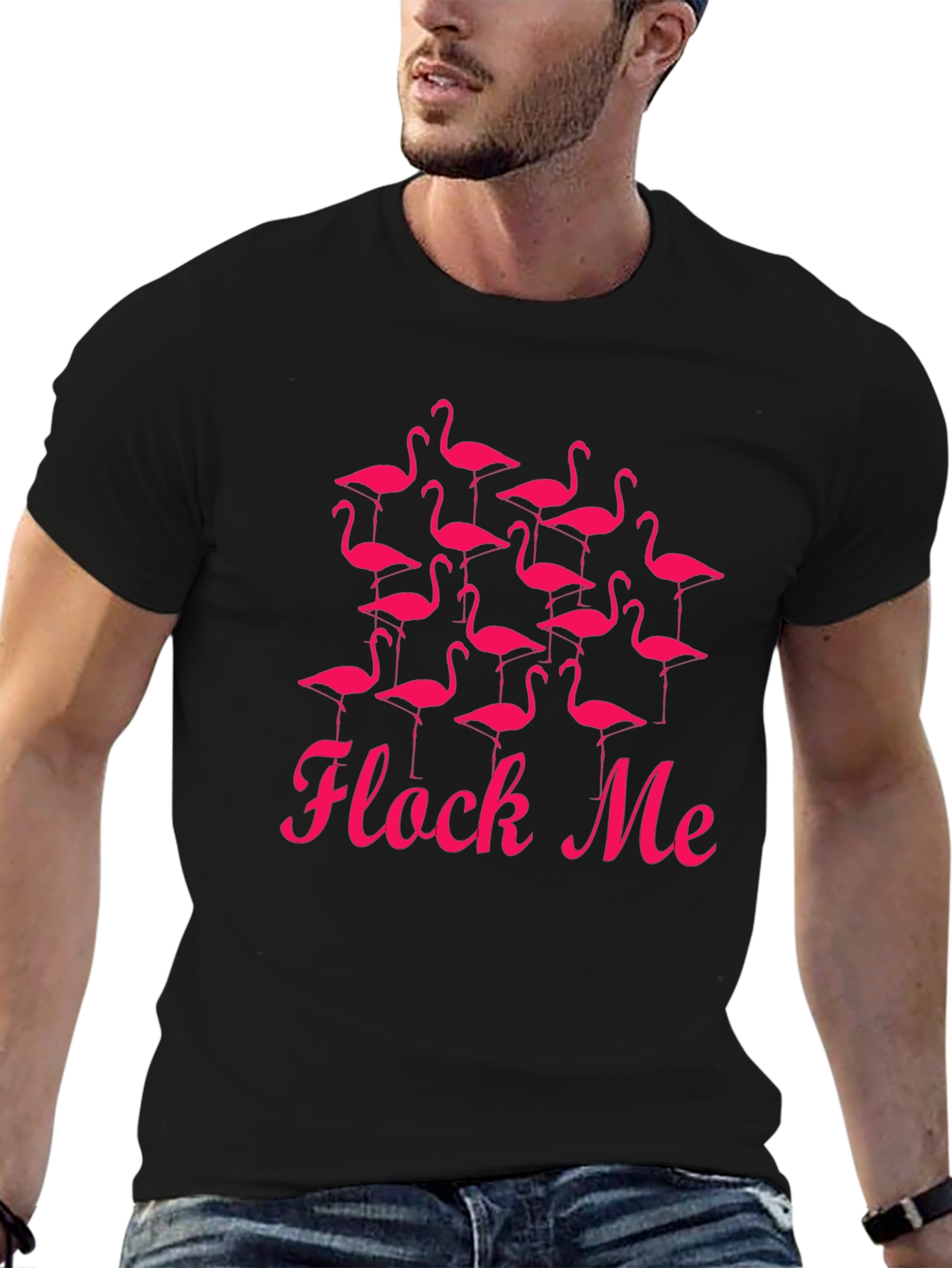 Flock Me Funny Flamingo T-Shirt
