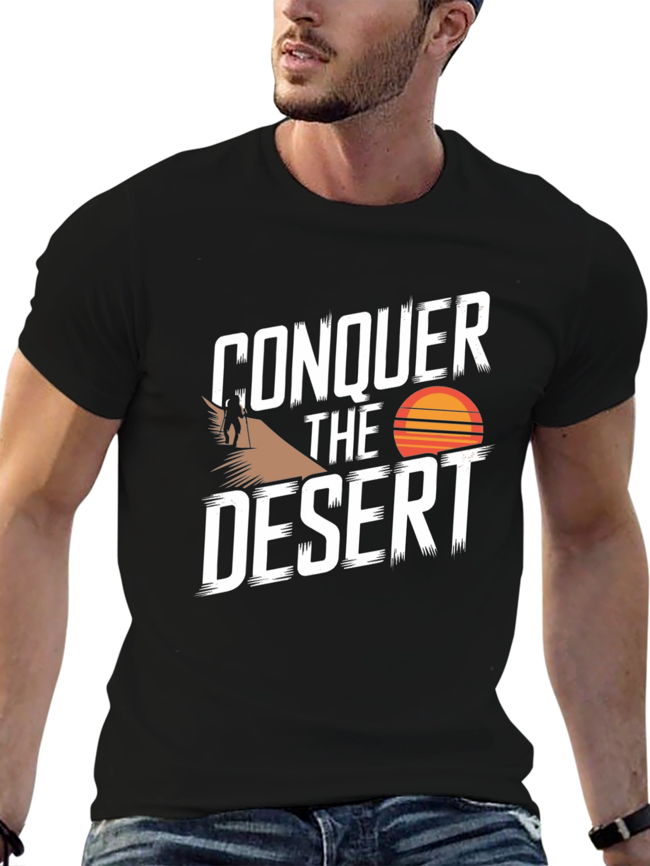 Conquer The Desert Black T-Shirt
