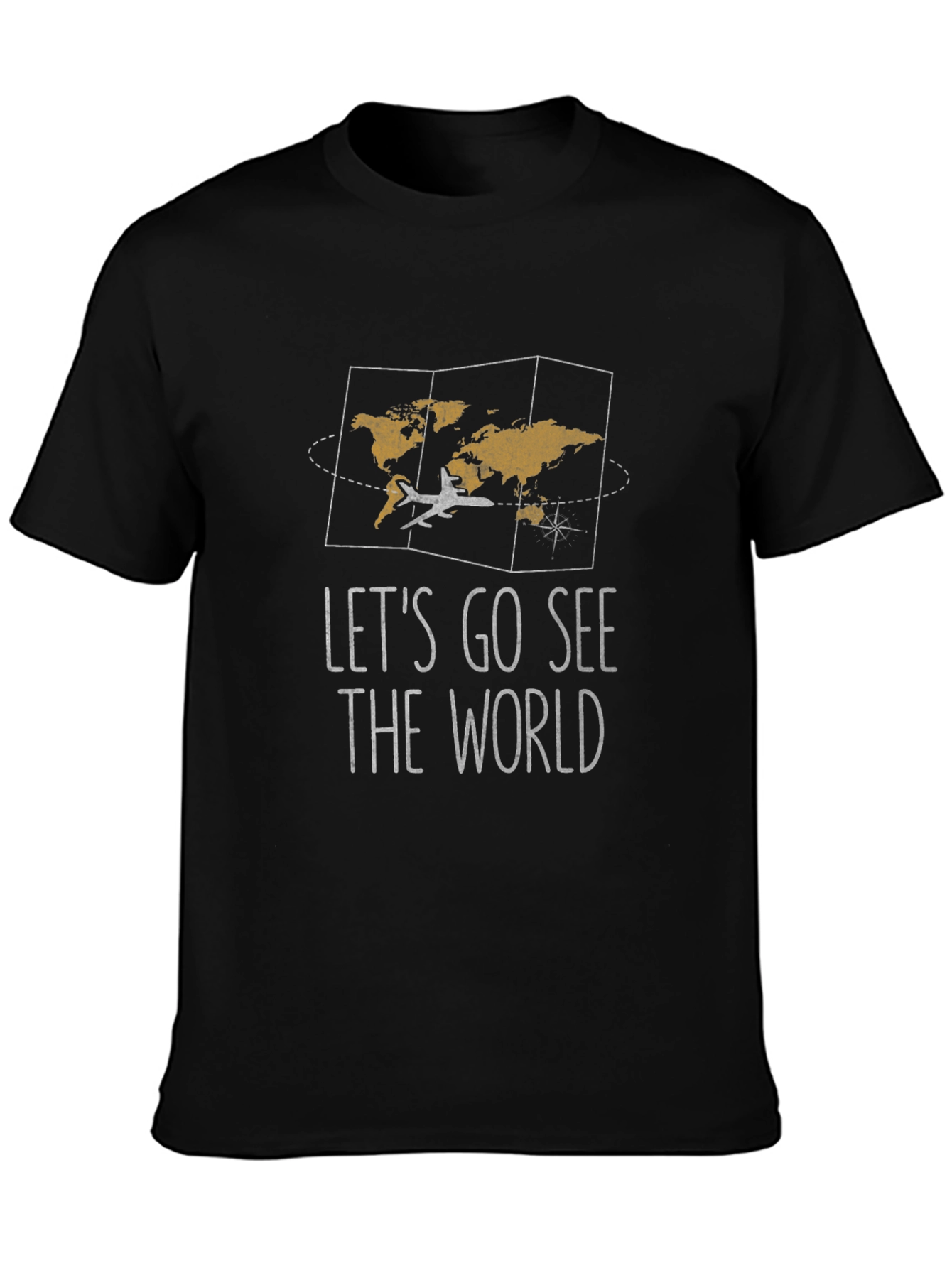 Lets Go See The World Graphic Tee