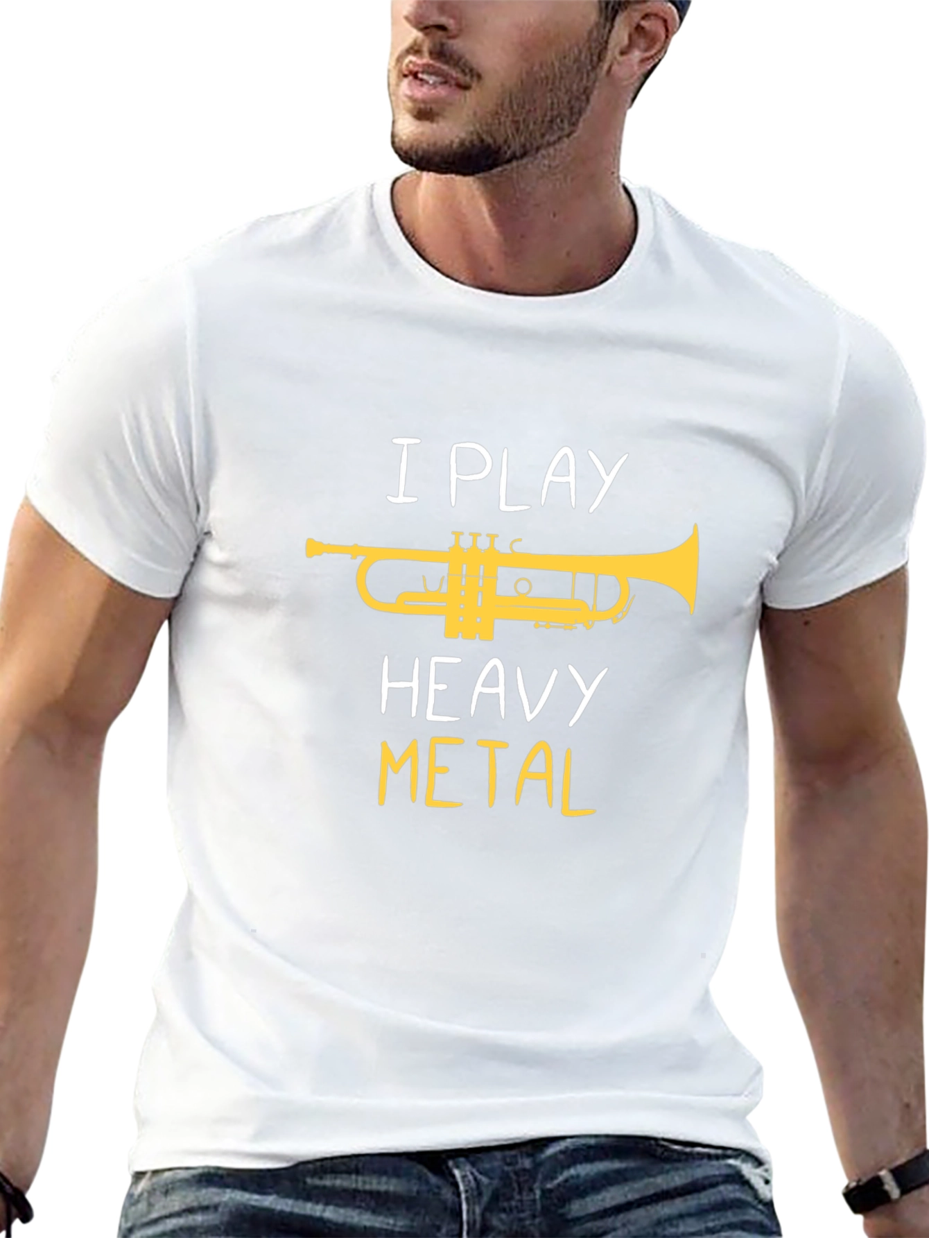 I Play Heavy Metal Trumpet T-Shirt