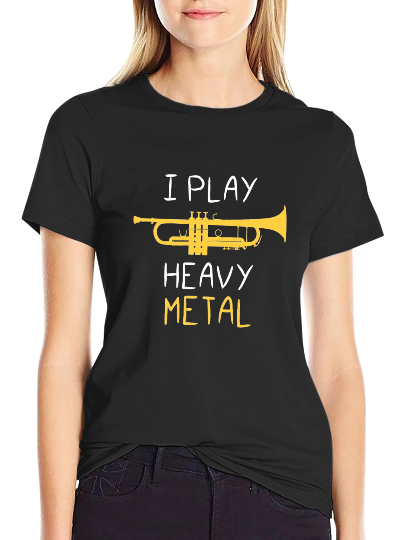 I Play Heavy Metal Trumpet T-Shirt