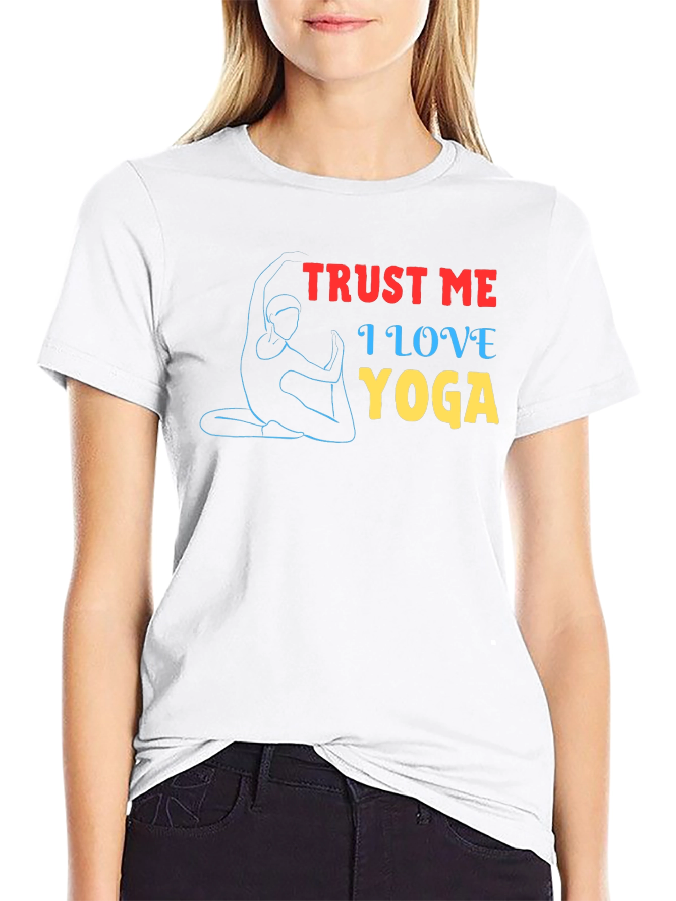 Trust Me I Love Yoga Graphic T-Shirt