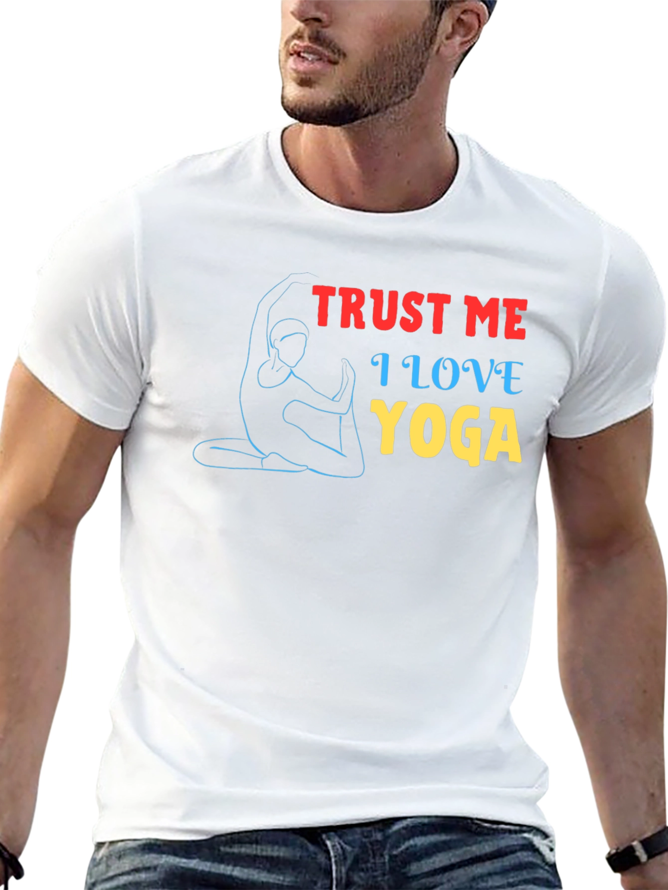 Trust Me I Love Yoga Graphic T-Shirt