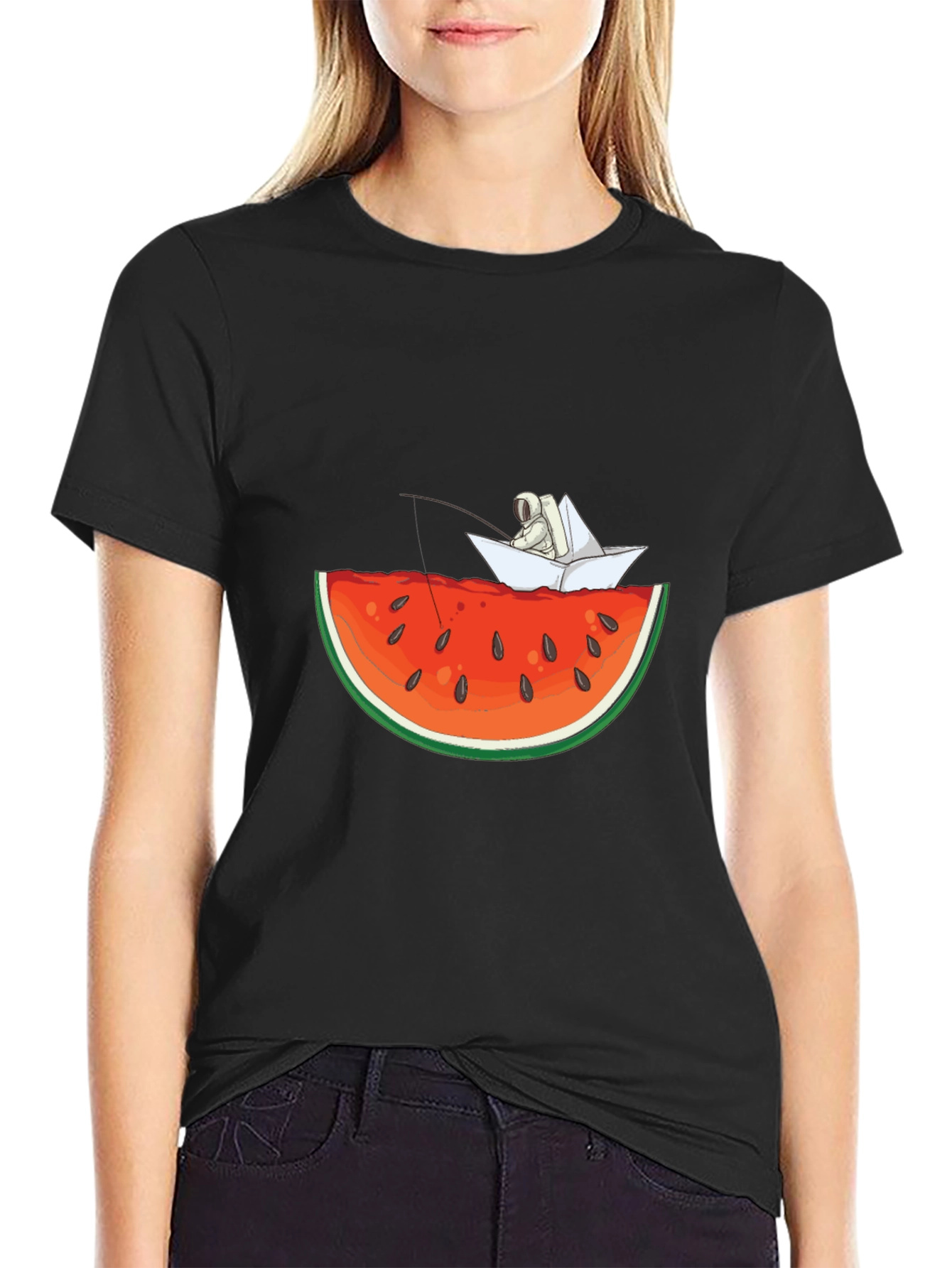Watermelon Astronaut T-Shirt