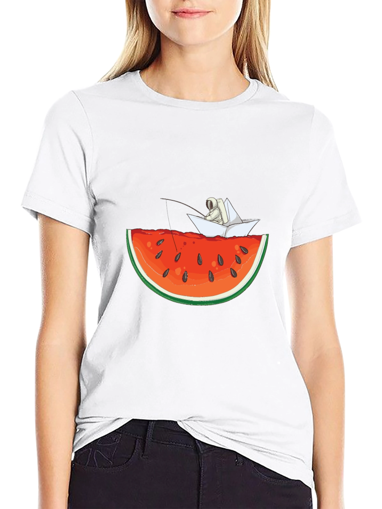 Watermelon Astronaut T-Shirt
