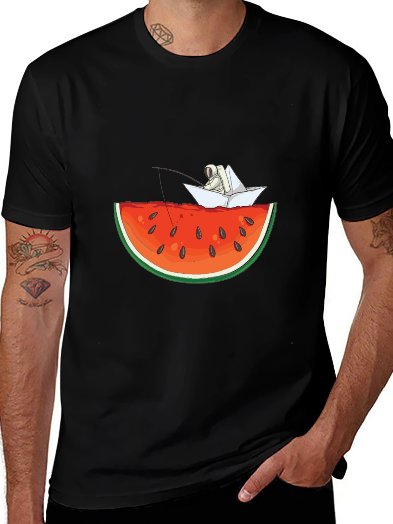 Watermelon Astronaut T-Shirt