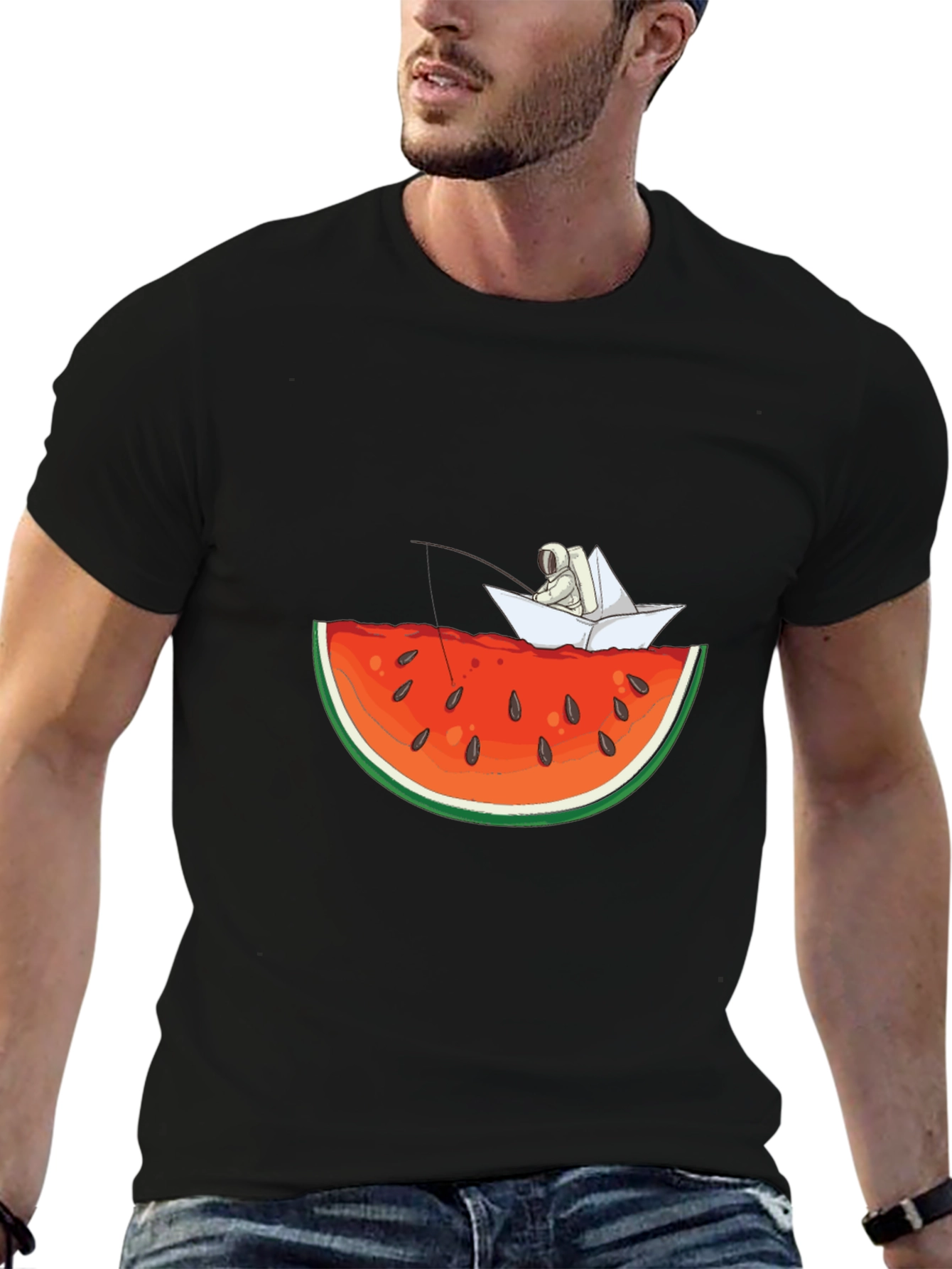 Watermelon Astronaut T-Shirt