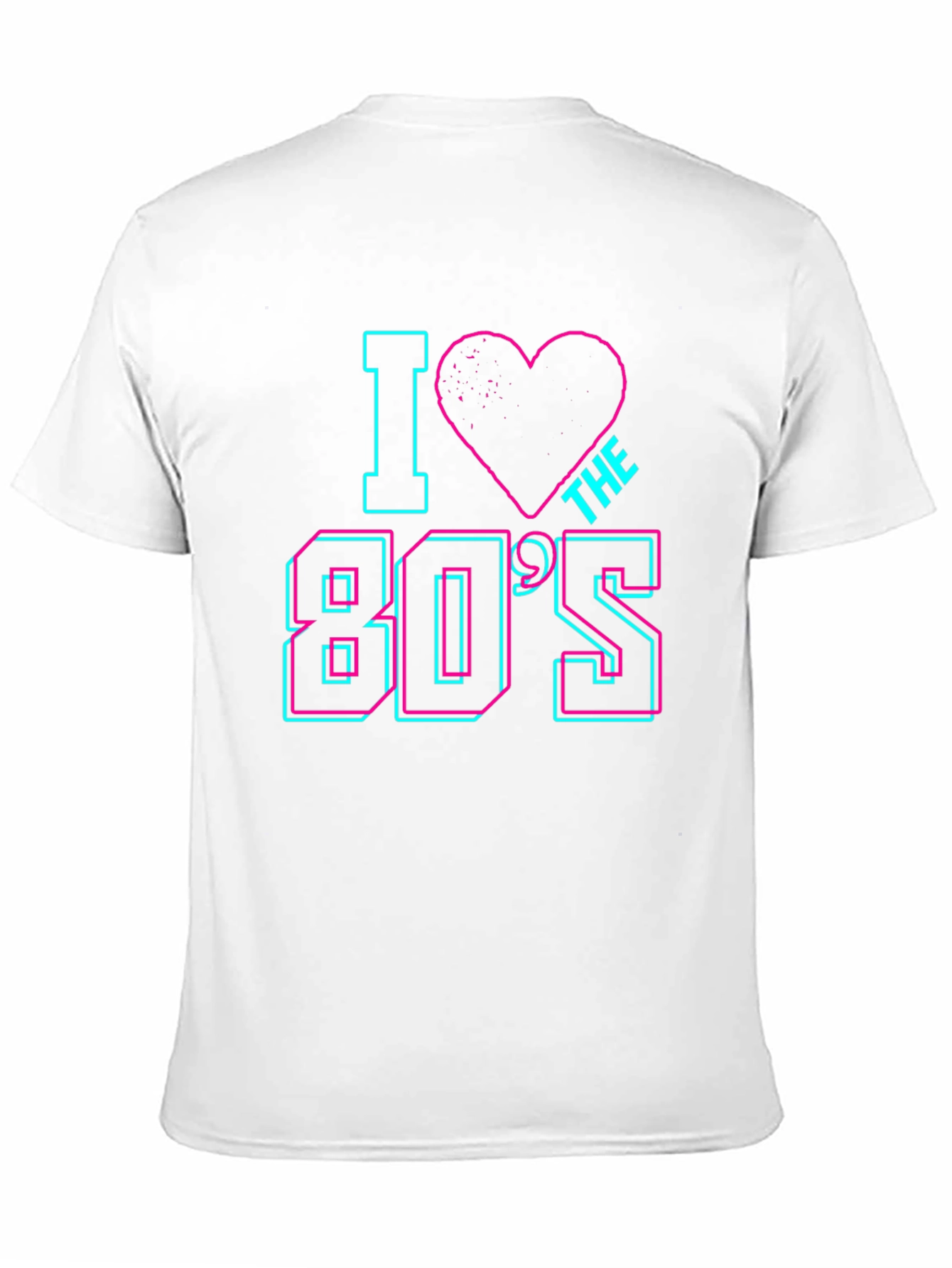 I Love the 80s Retro Graphic Tee - Black