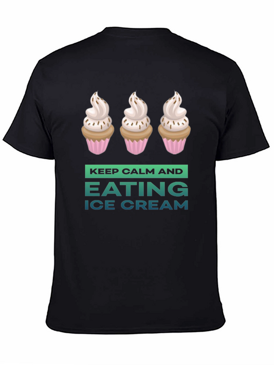 Keep Calm and Eat Ice Cream T-Shirt