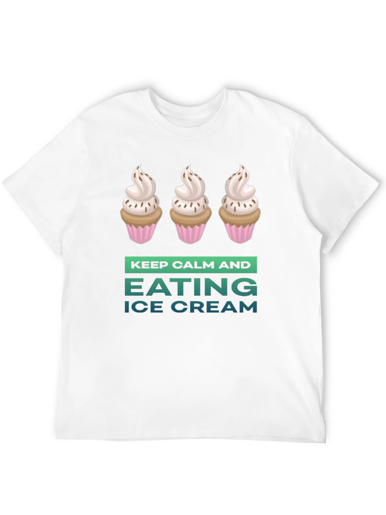 Keep Calm and Eat Ice Cream T-Shirt