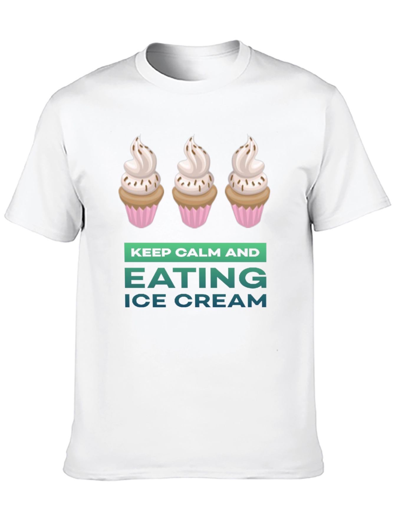 Keep Calm and Eat Ice Cream T-Shirt