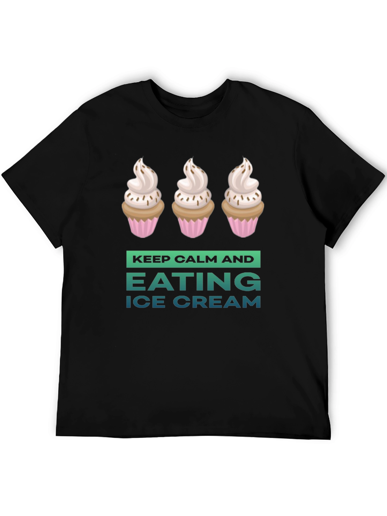 Keep Calm and Eat Ice Cream T-Shirt