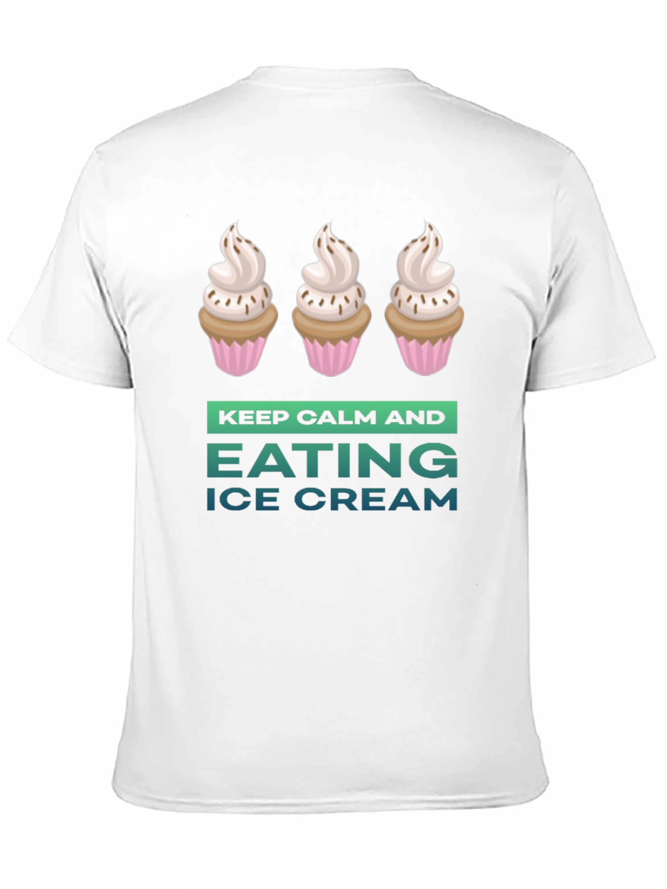 Keep Calm and Eat Ice Cream T-Shirt