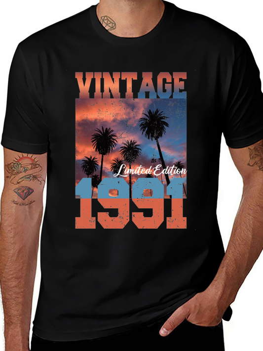 Vintage 1991 Palm Tree Graphic Tee