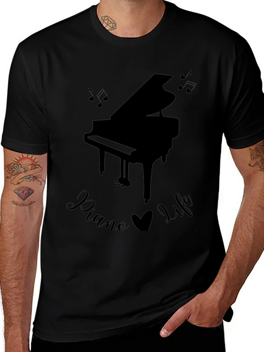 Piano Life T-Shirt: Grand Piano Music Lover Tee