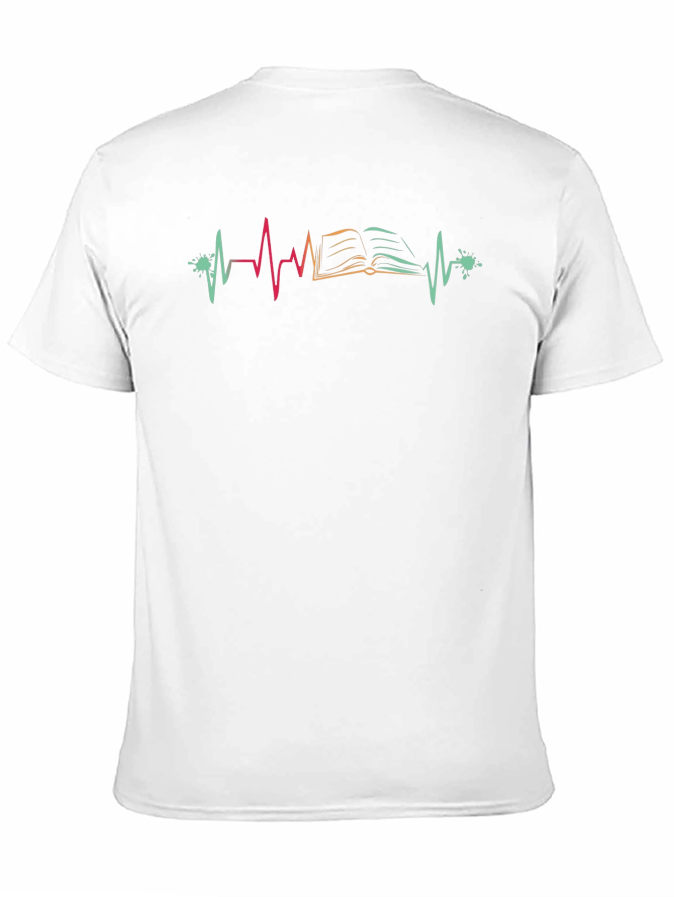 Book Lover Heartbeat T-Shirt - Read Life