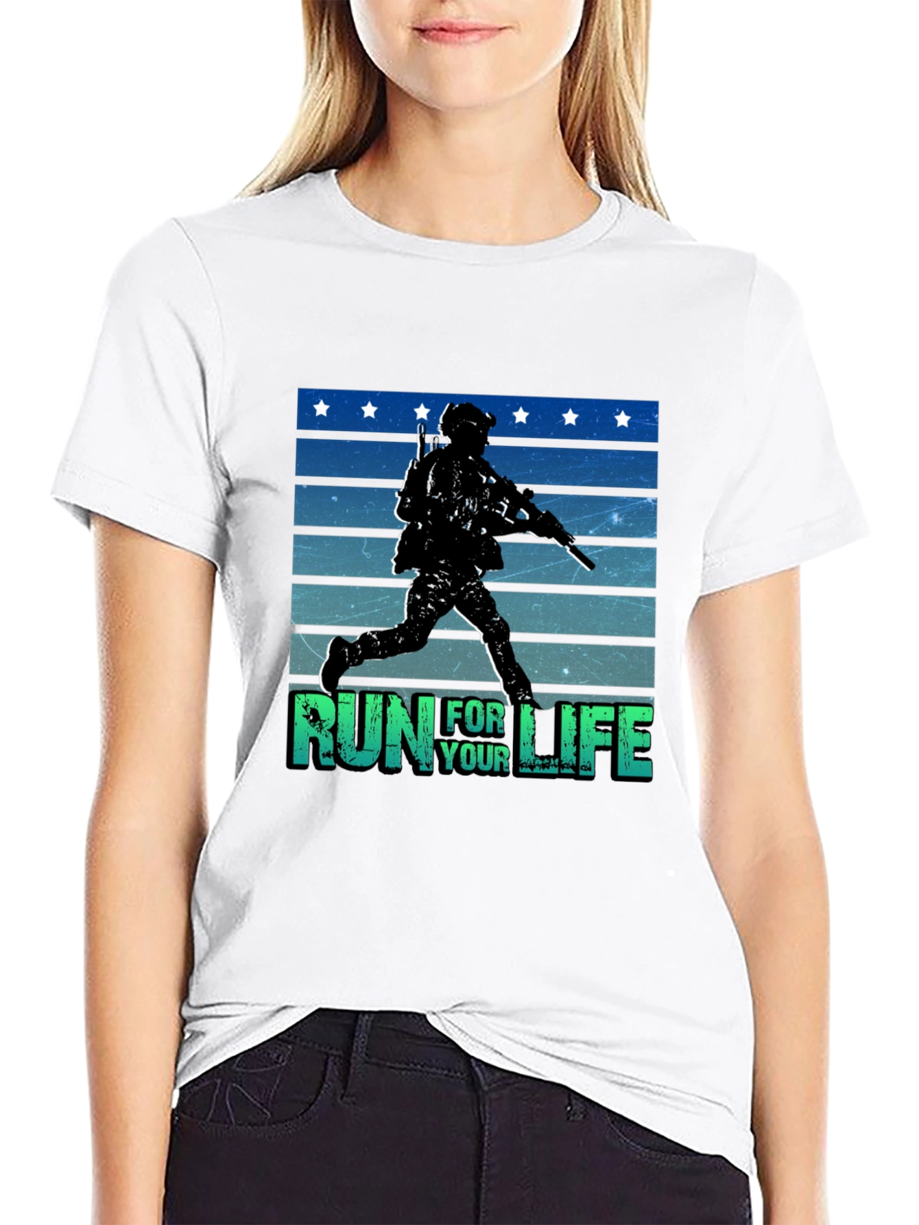 Run For Your Life Graphic Tee