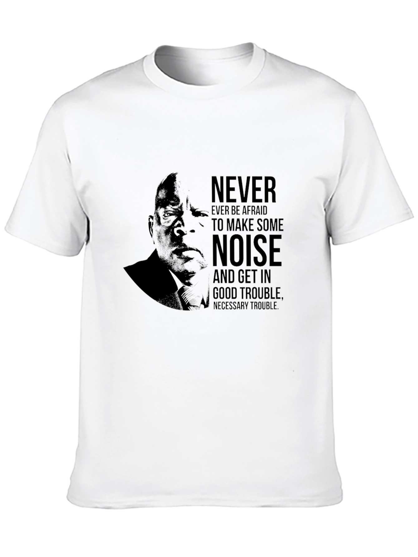 John Lewis Black T-Shirt - Make Some Noise