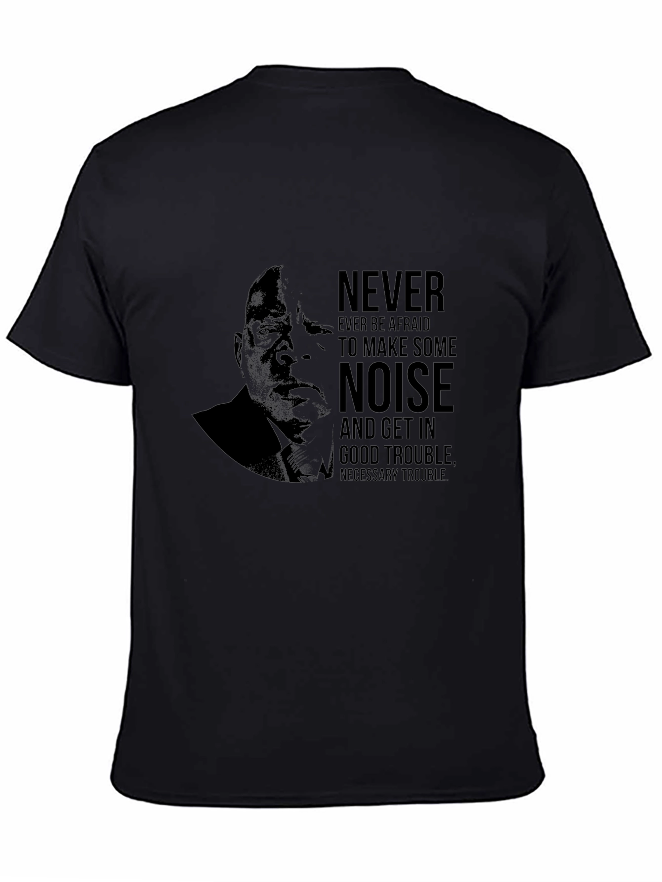 John Lewis Black T-Shirt - Make Some Noise