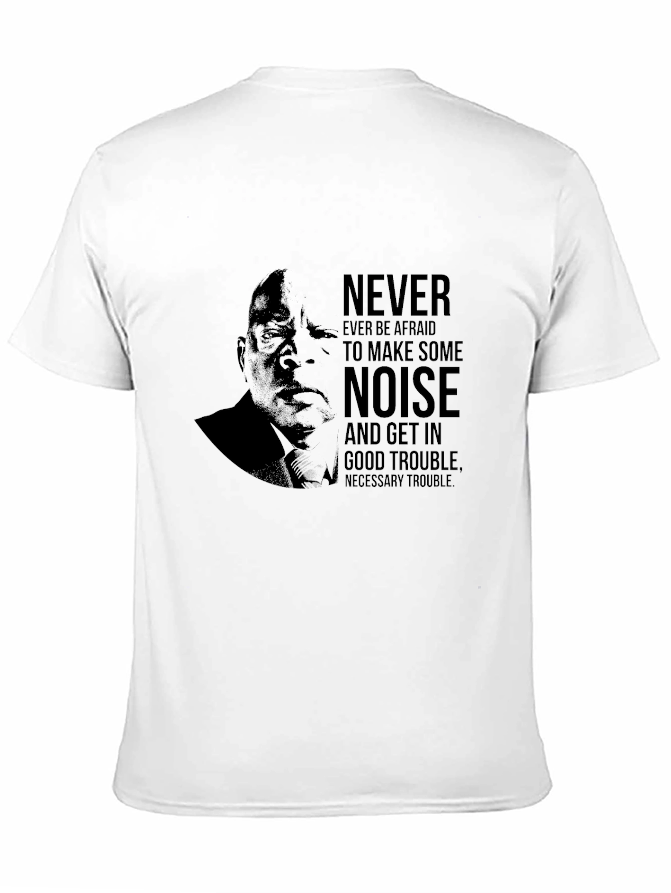 John Lewis Black T-Shirt - Make Some Noise
