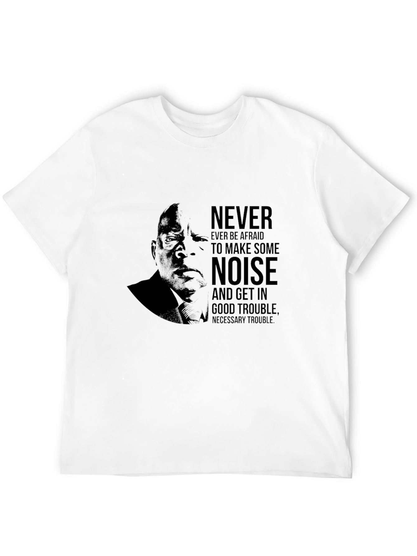 John Lewis Black T-Shirt - Make Some Noise