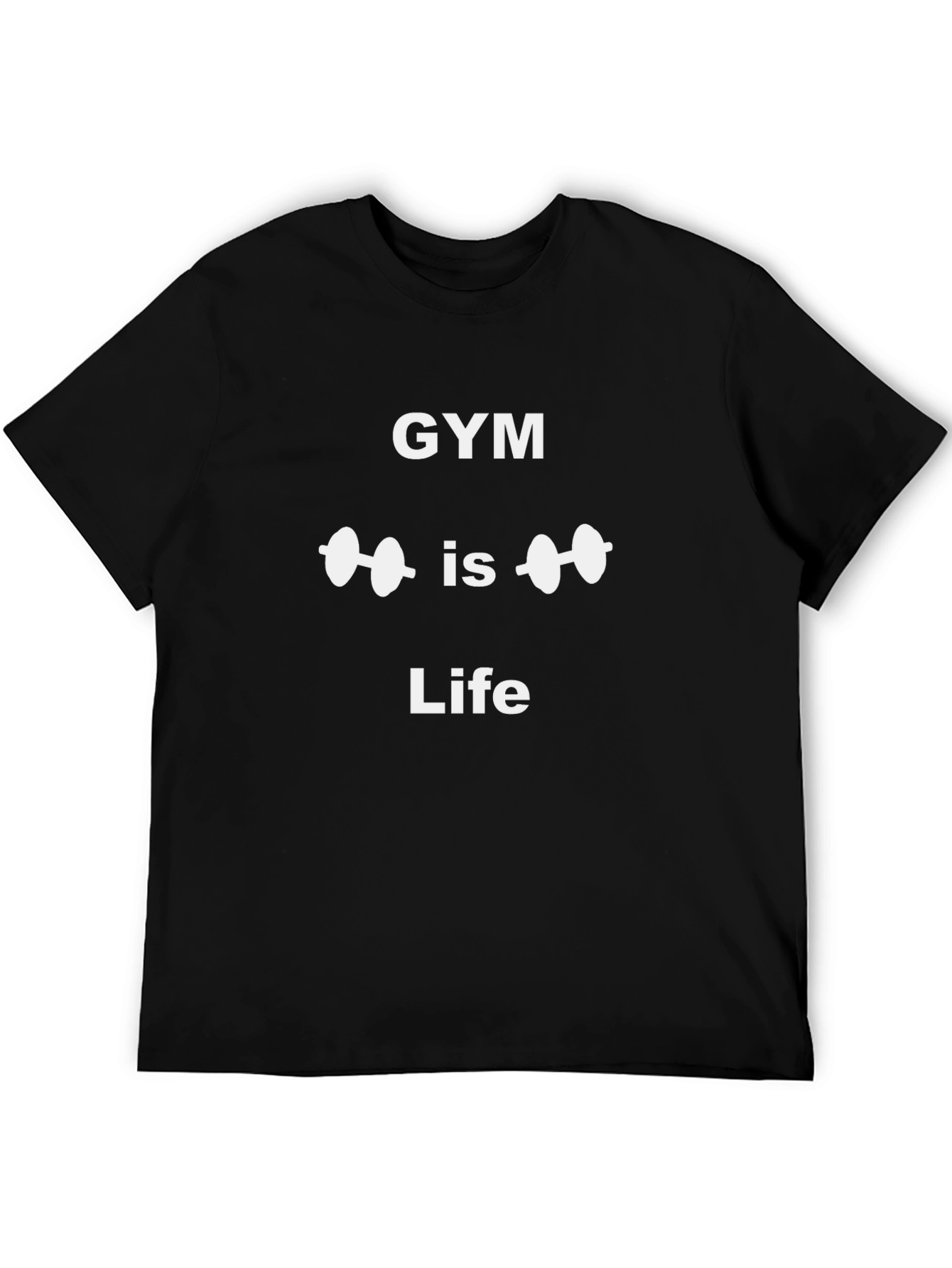 Gym is Life Graphic T-Shirt