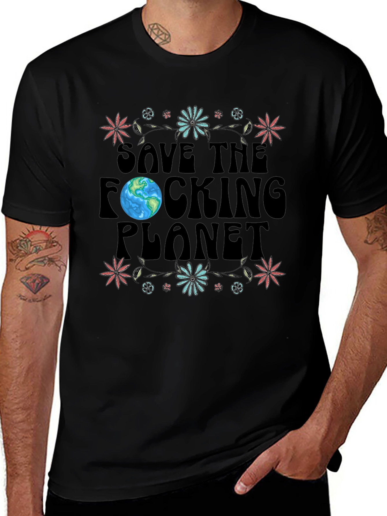 Save the F**king Planet T-Shirt - Earth Day Apparel