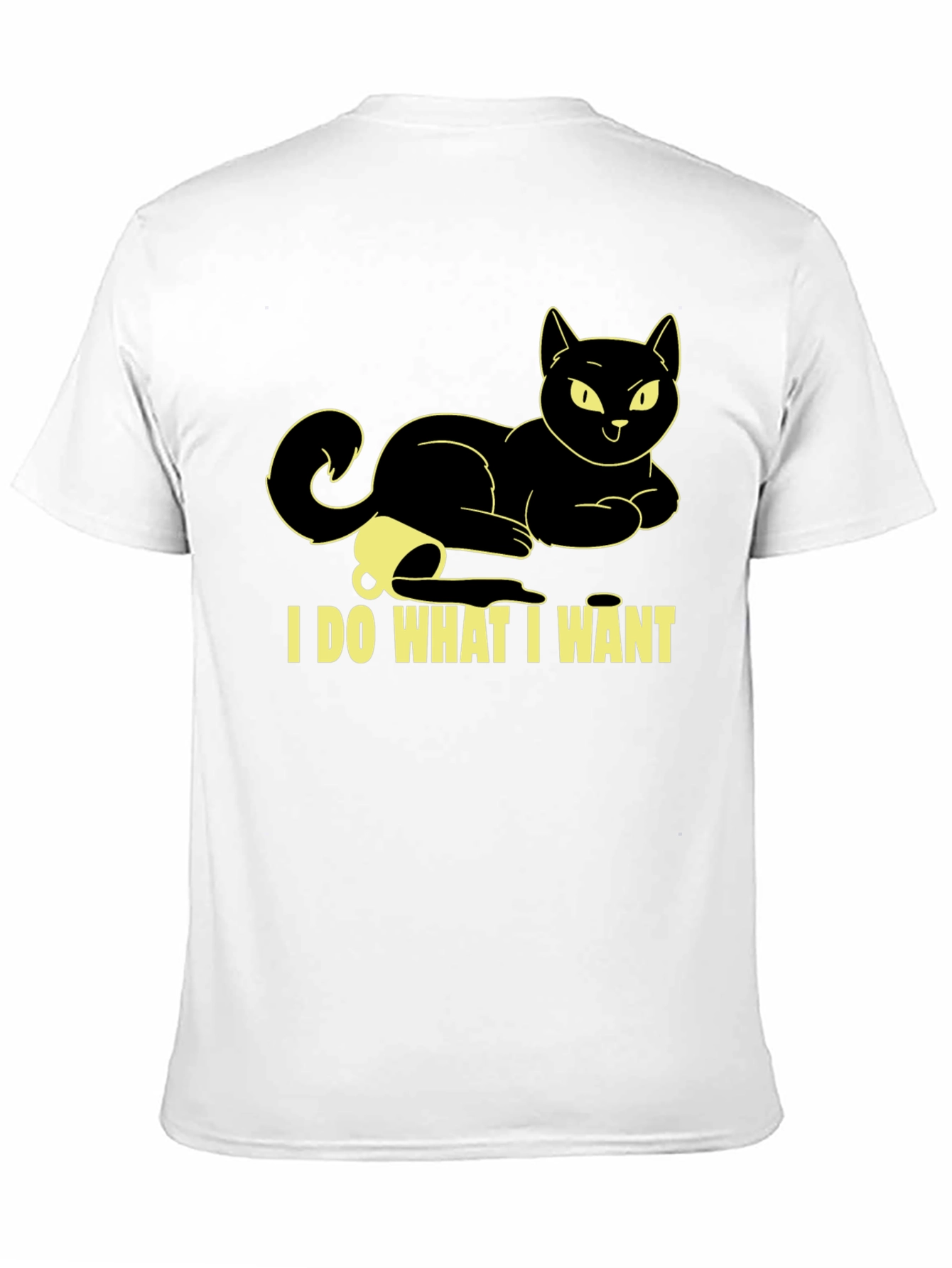 I Do What I Want Cat Graphic T-Shirt