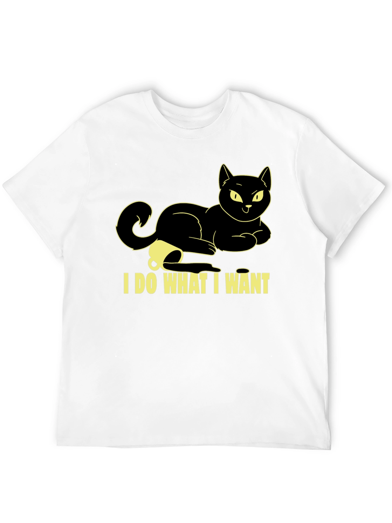 I Do What I Want Cat Graphic T-Shirt