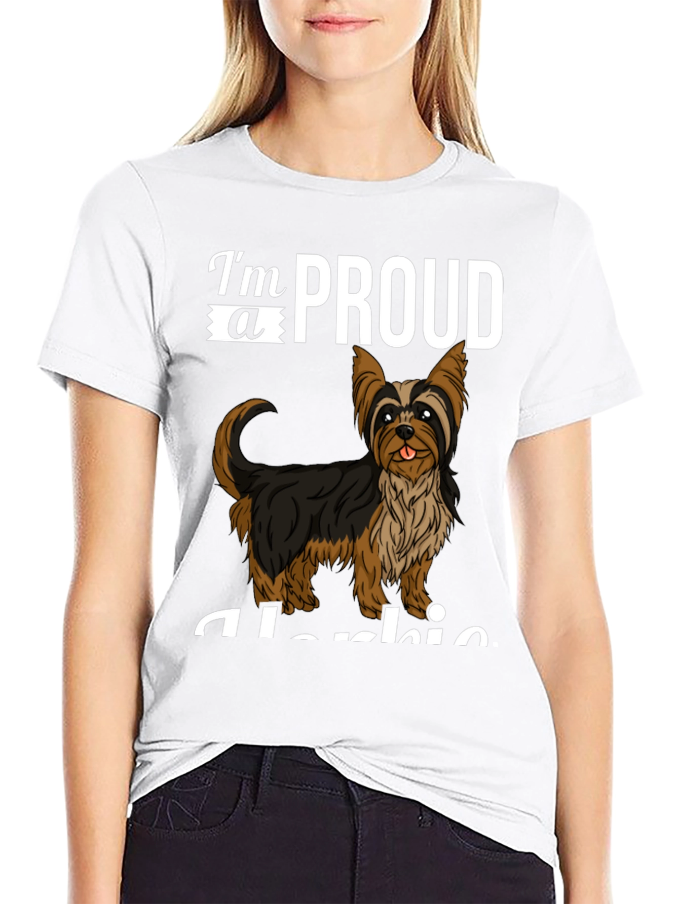 Proud Yorkie T-Shirt - Cute Dog Lover Tee