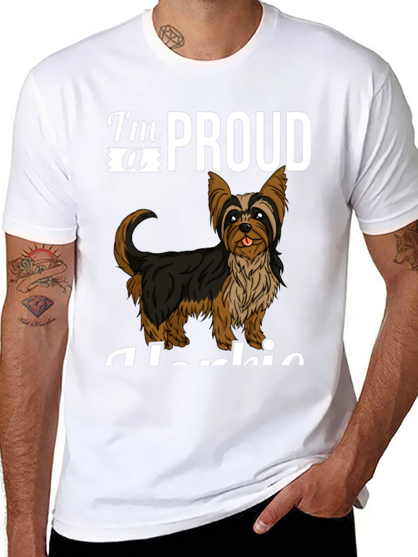 Proud Yorkie T-Shirt - Cute Dog Lover Tee