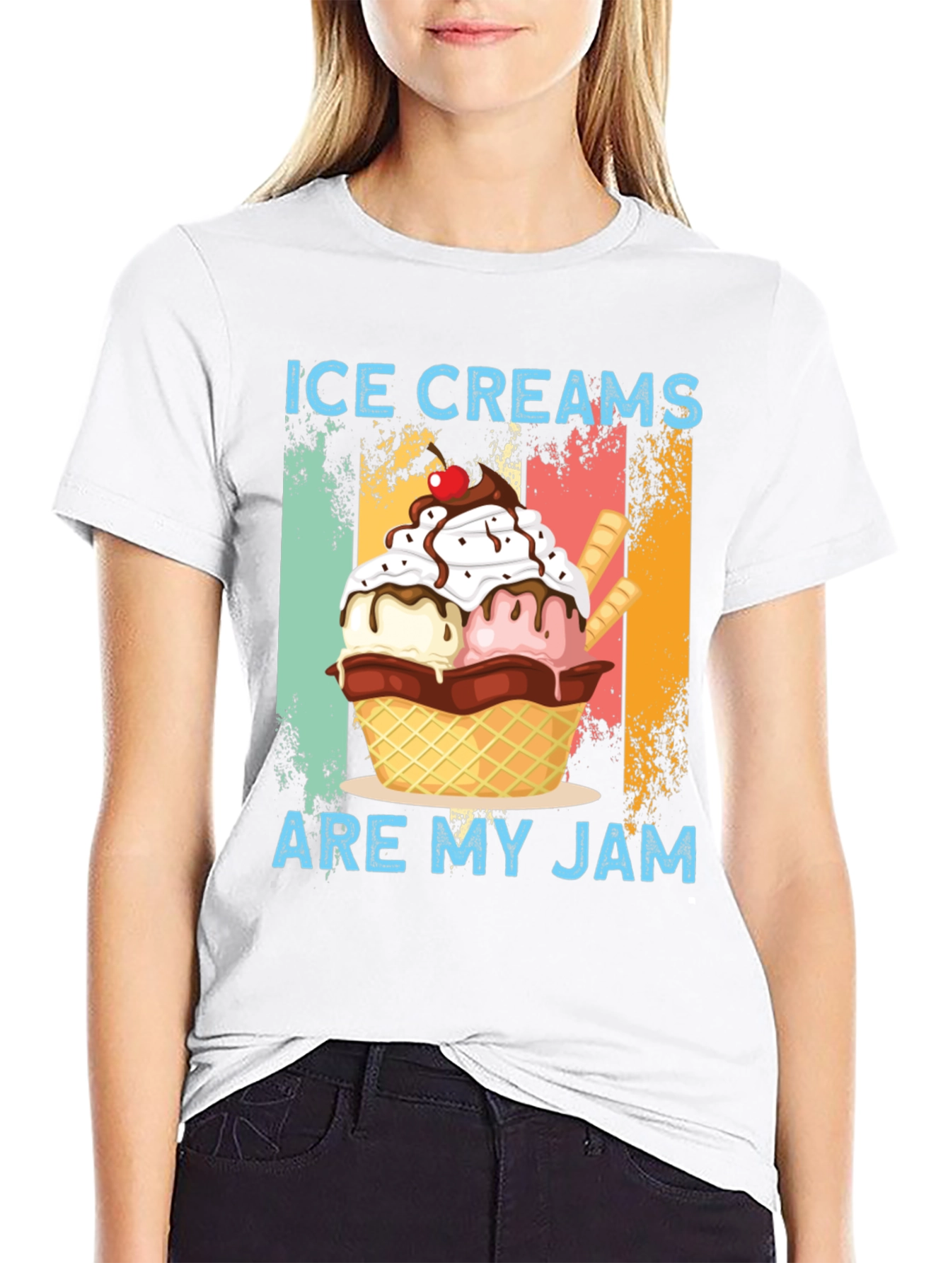 Ice Creams Are My Jam Graphic Tee