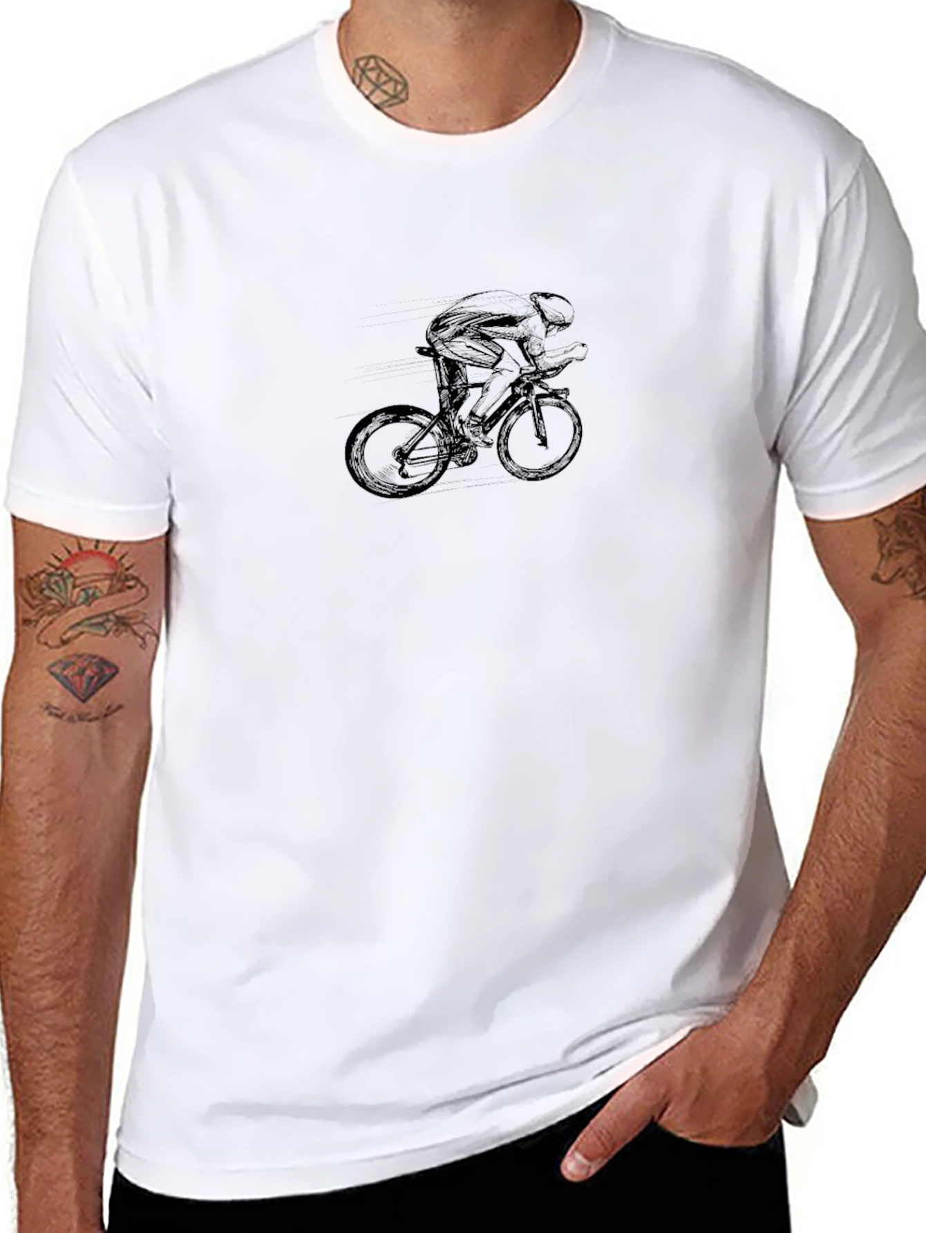 Cycling Enthusiast T-Shirt - Black
