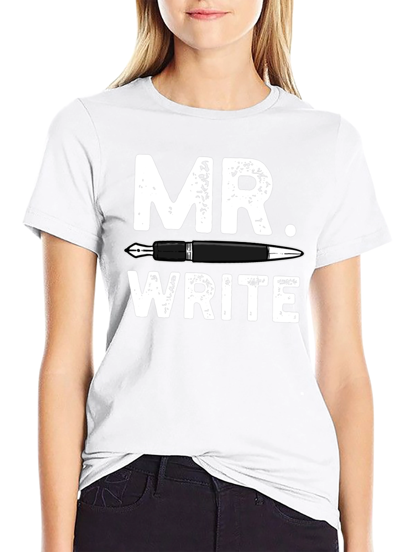 Mr. Write T-Shirt: Pen & Ink Design