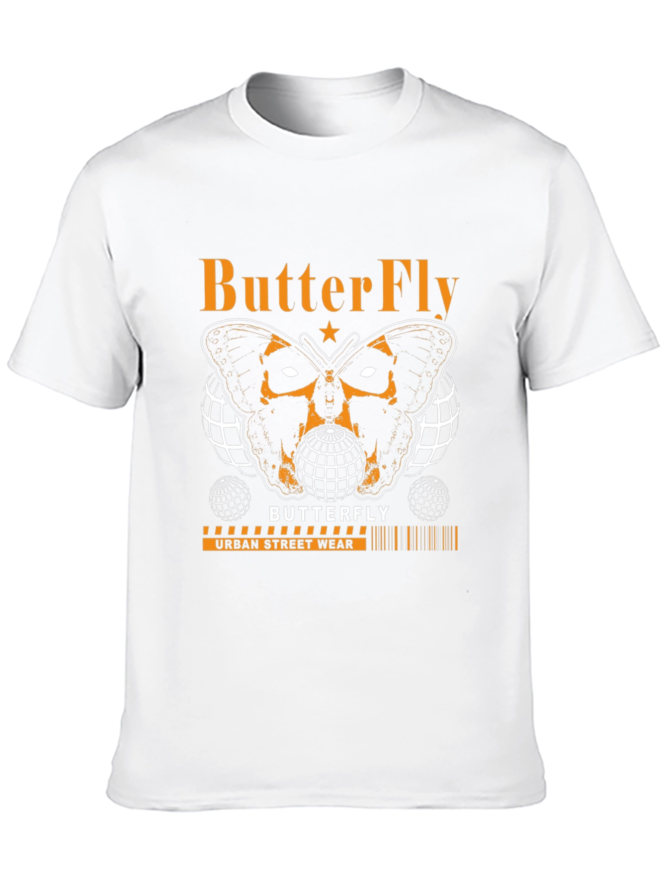 Butterfly Urban Streetwear Graphic Tee