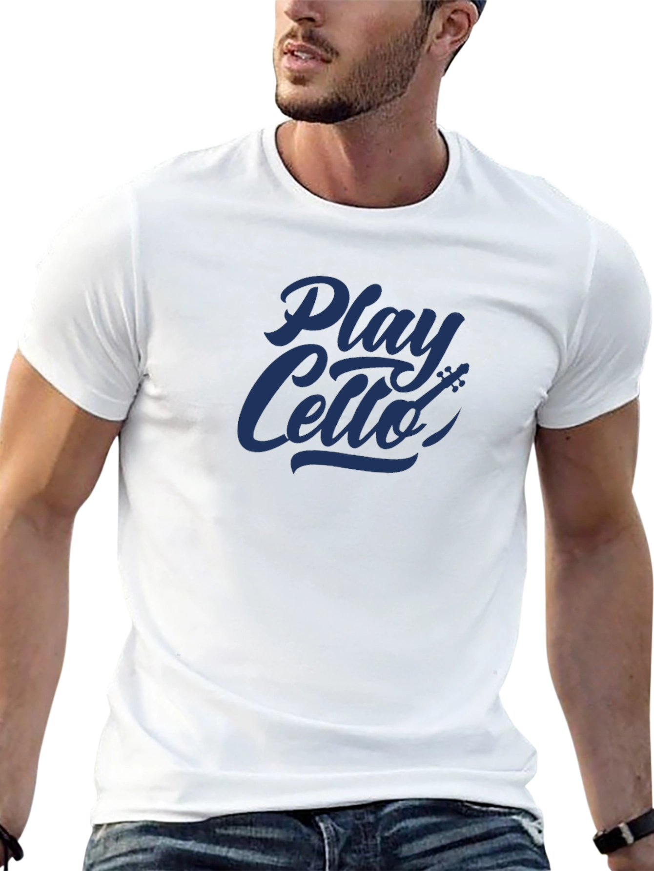 Play Cello Graphic T-Shirt - Musicians Tee