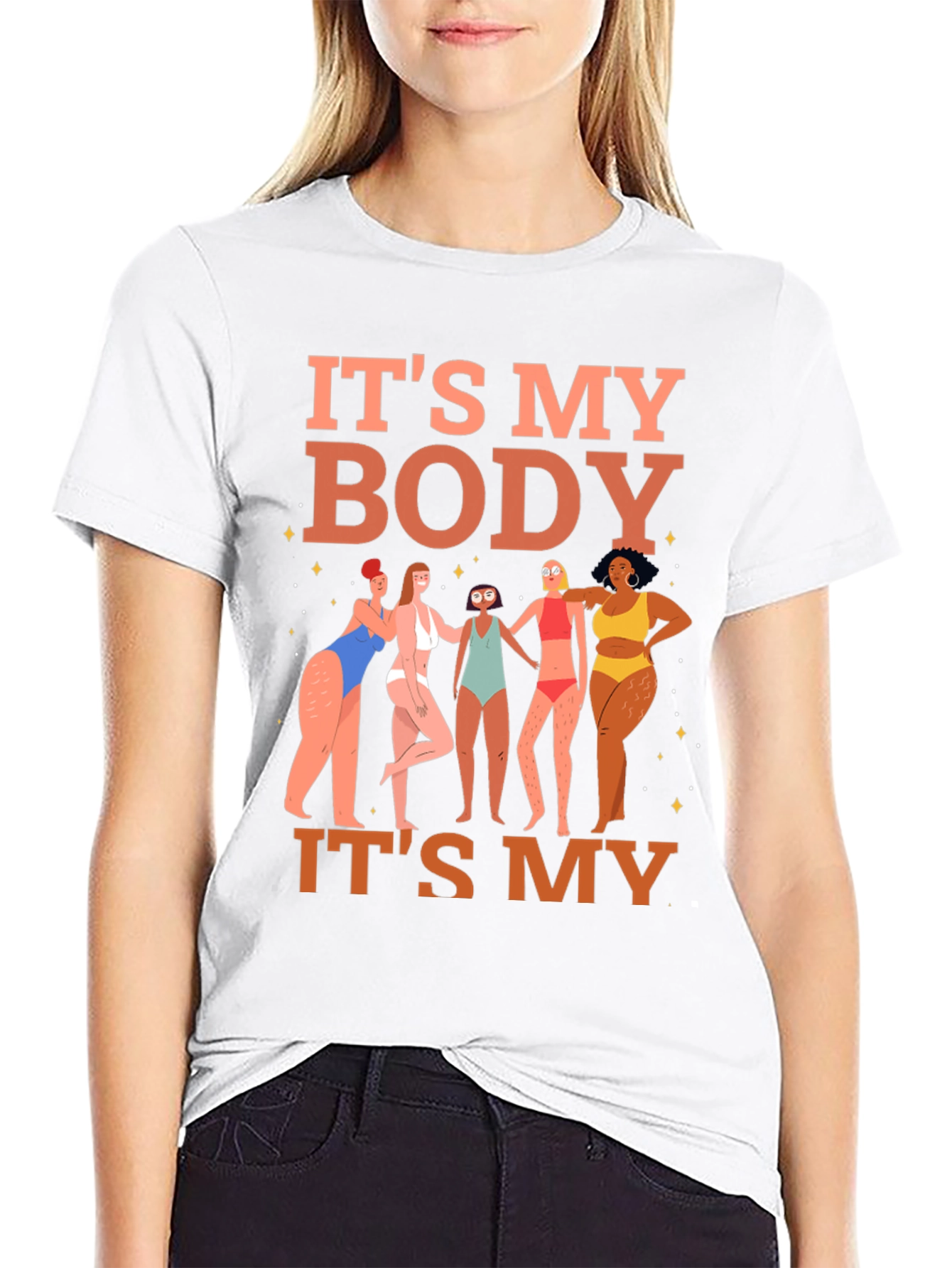 Its My Body T-Shirt - Womens Rights Graphic Tee