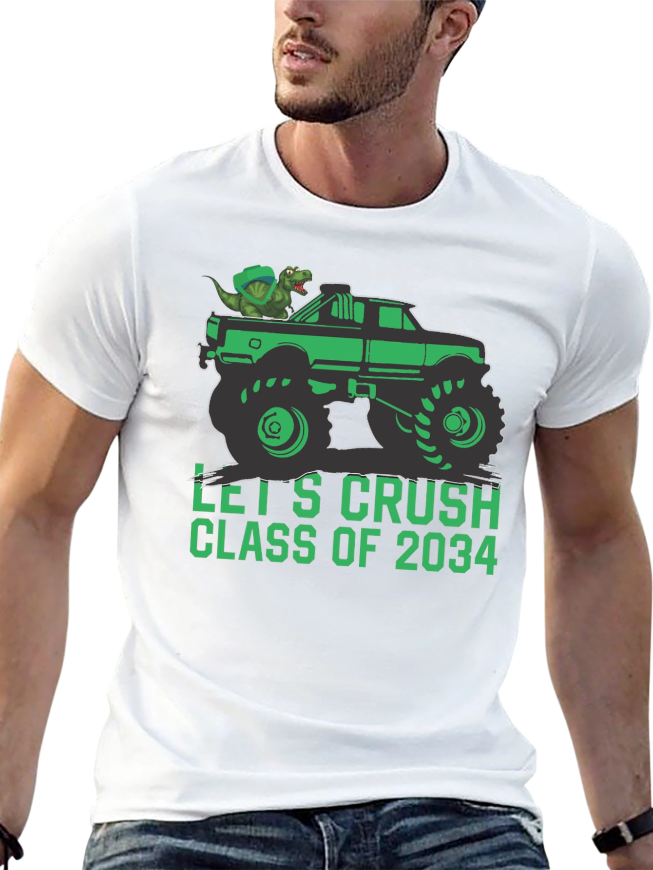 Lets Crush Class of 2034 Monster Truck T-Shirt