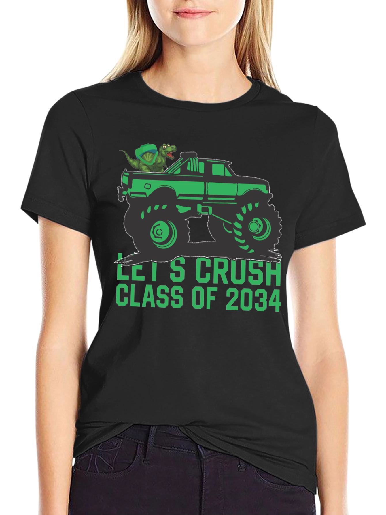 Lets Crush Class of 2034 Monster Truck T-Shirt