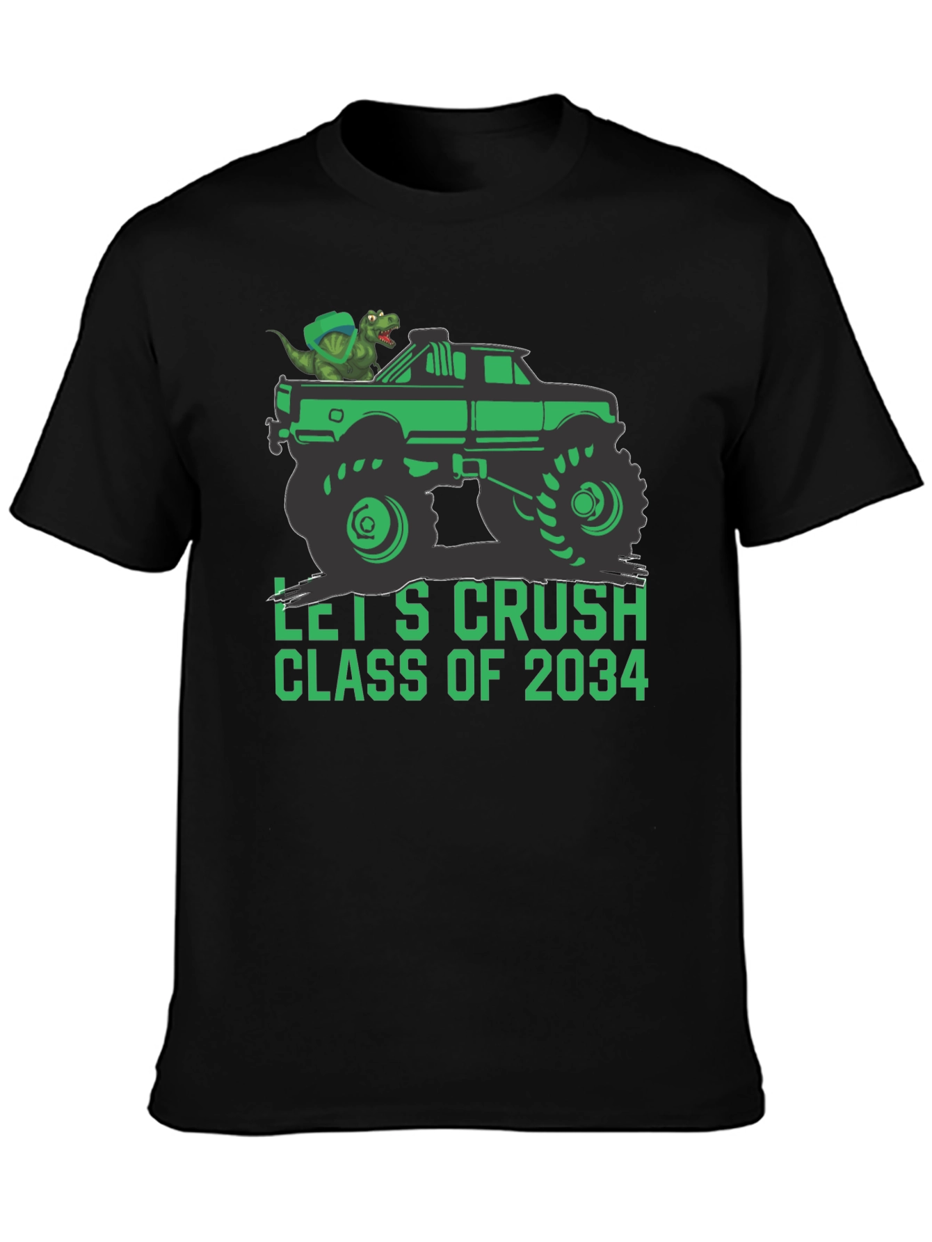 Lets Crush Class of 2034 Monster Truck T-Shirt