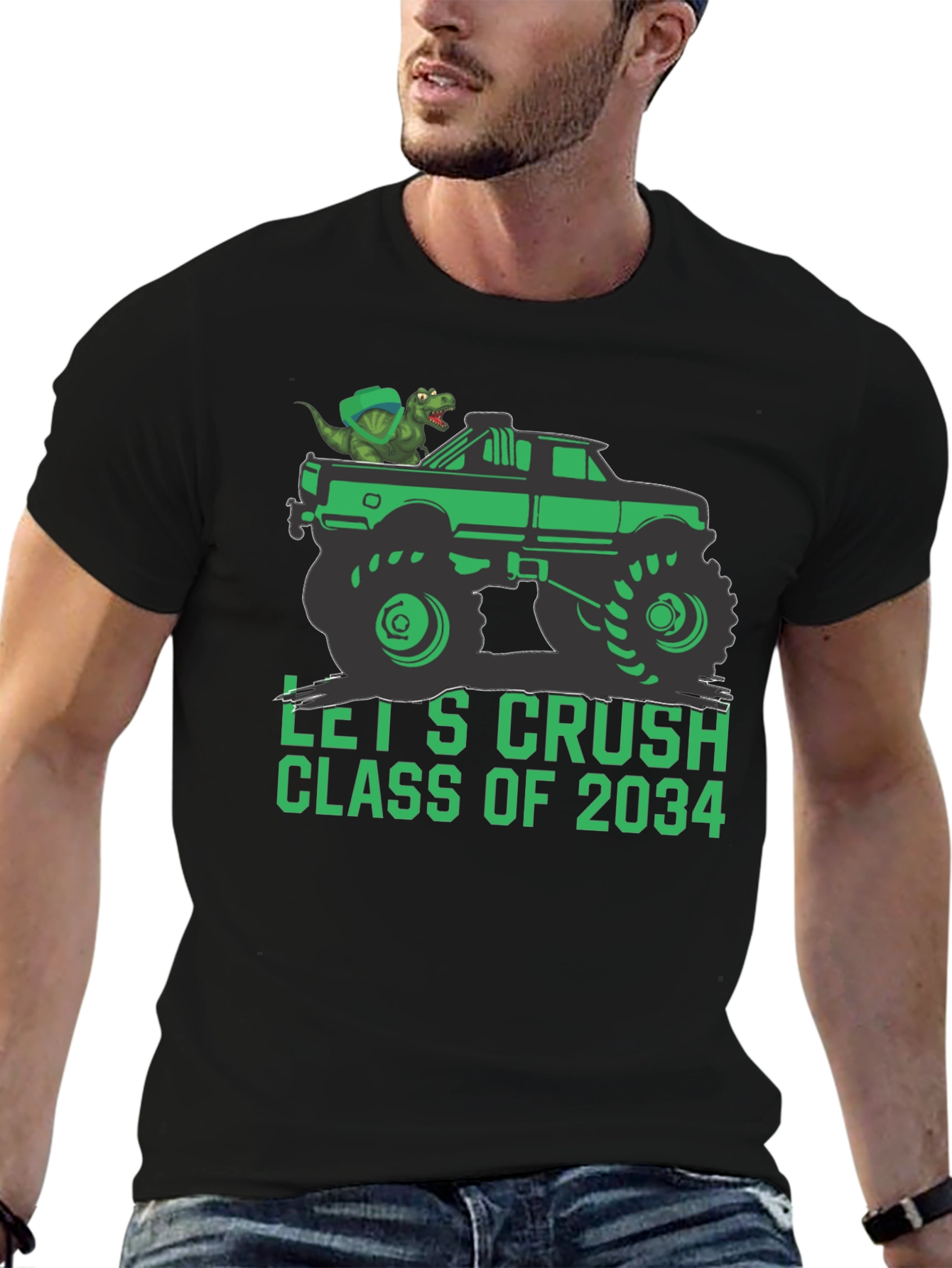 Lets Crush Class of 2034 Monster Truck T-Shirt
